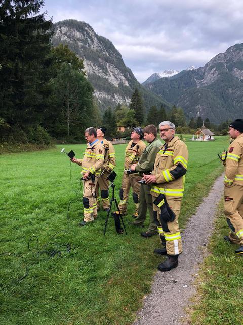 Auch die Feuerwehrdrohne kam in diesem Fall zum Einsatz.