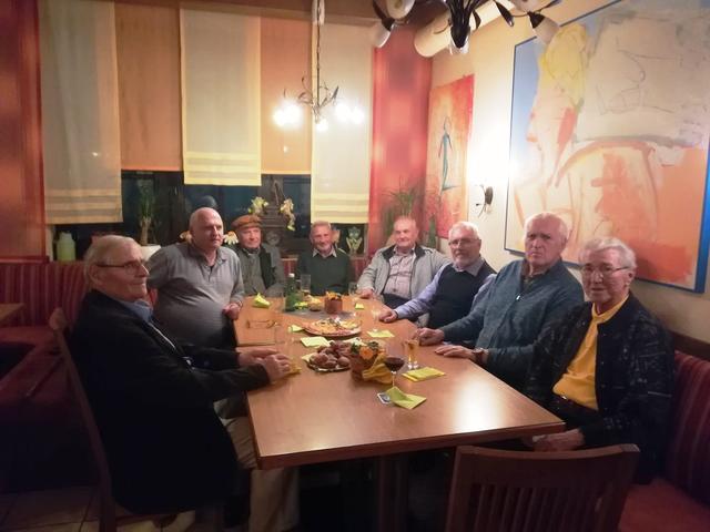 Von links: Salvadori Guido, Ernst Anton Hihlik, Walter Karl Engelmeier, Manfred Lechner, Felix Bancsich, Robert Woschitz, Hans Koller, Karl Engelmeier | Foto: Ernst Anton Hihlik