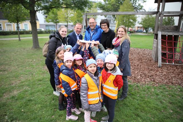 Bezirksvorsteher Gerald Bischof besuchte die zahlreichen Kindergärten in Liesing.