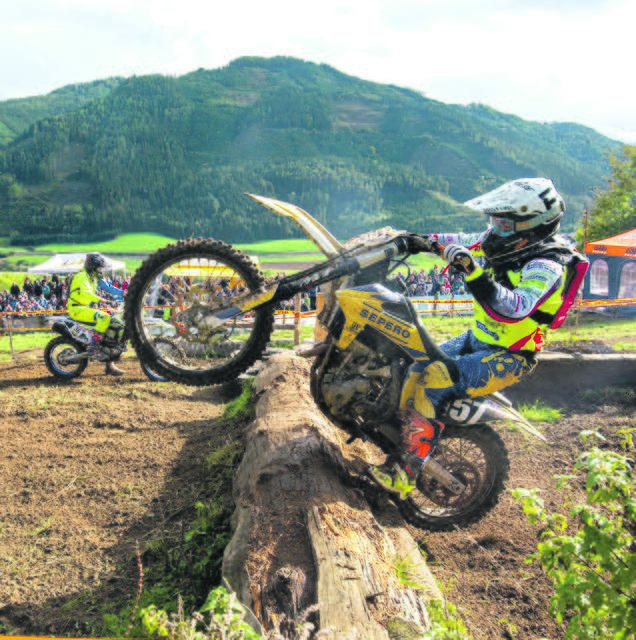 Florian Leban raste in der Juniorklasse zum zweiten Sieg in Serie.
