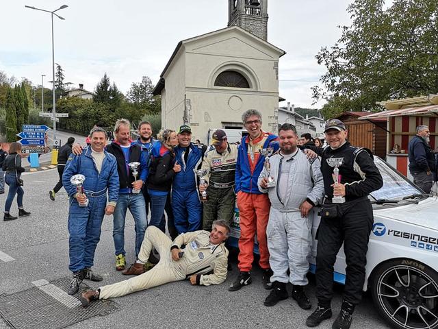 Die Gewinner der historischen Klasse und der österreichische Staatsmeister 2018 und 2019, Reinhard Sonnleitner. | Foto: MSC Mühlbach