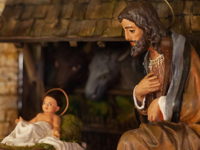 Die "neue" Weihnachtskrippe der Pfarre Wolkersdorf