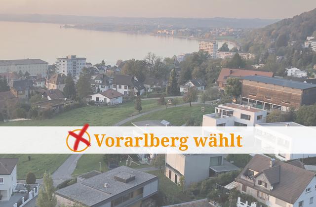 Wahlergebnisse zur Landtagswahl 2019 in Vorarlberg.