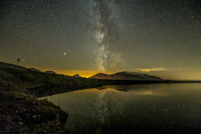 Bild 19: "milky way arlensattel" - 48 Punkte - höchst bewertetes Spartenfoto (Bronzemedaille) | Foto: © by Ing. Helmut Flatscher