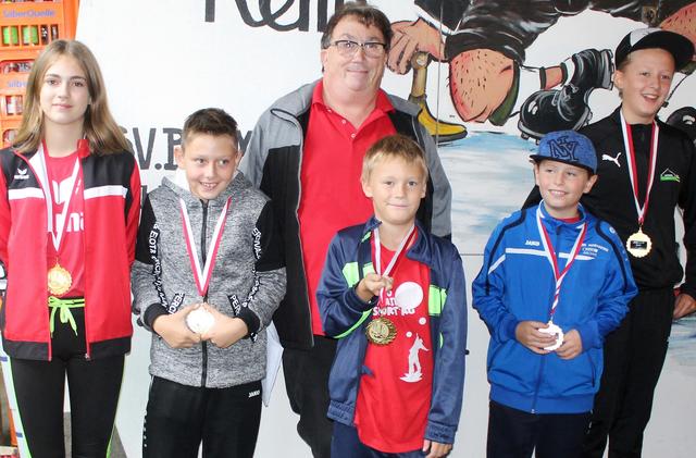 Das Tiroler U14 Team drehte das Team.