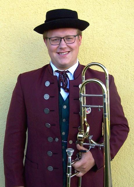Der „goldene Posaunist“ Andreas Pabst.