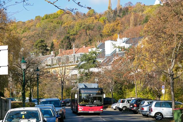 Ab Anfang November wird täglich zwischen ca. 9 und 21 Uhr jeder zweite Bus der Linie 39A (Heiligenstadt – Sievering) bis zur Haltestelle Agnesgasse geführt. | Foto: Manfred Helmer