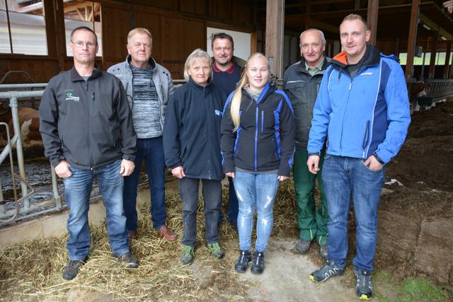 Die Verantwortungsträger der Wenigzeller Hofwanderung.