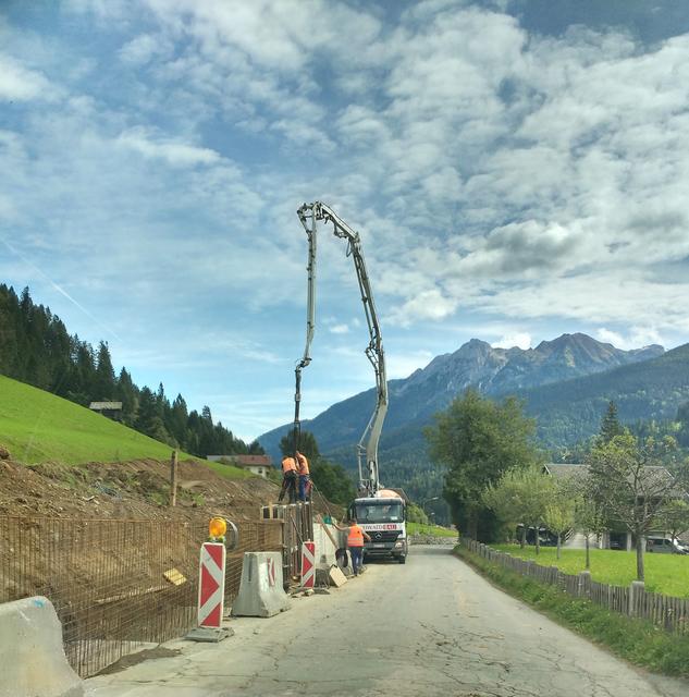 Die Sanierungsarbeiten der Straßen halten noch an