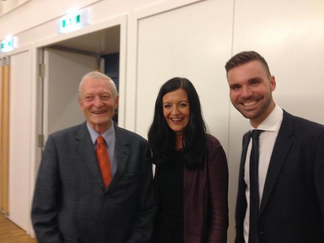 Drei Bürgermeister-Generationen (von links): Rudolf Fischerlehner (1979 bis 2009), Kathrin Kühtreiber-Leitner (2009 bis 2019) und David Bergsmann (seit 10. Oktober 2019).