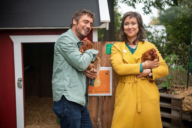 Wolfgang Wallner und Simone Laister von VIER PFOTEN.