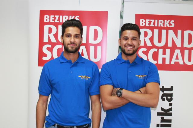 Ramin und Ramtin Joriz haben bei der LehrlingsRundschau 2018 aktiv mitgearbeitet.