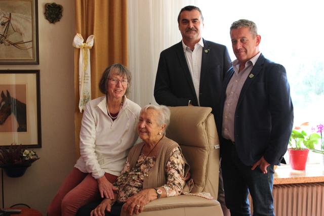 Aurelia Lindau beging ihren 93. Geburtstag.
