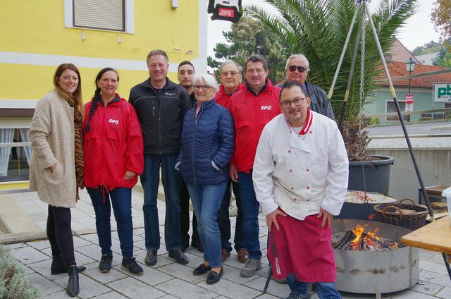 links Abg.z.NR K. Kucharowits, P. Wagener, R. Hohenegger, H. Emperer, Dr. Hans Wallowitsch, R. Annerl,  Christian Horvath der uns kulinarisch verwöhnte