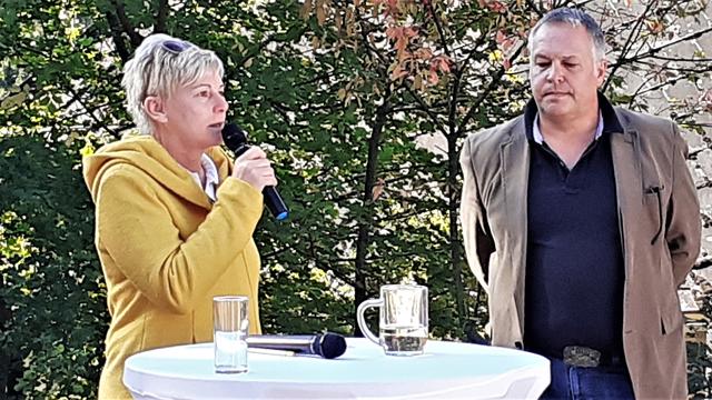 Bürgermeisterin Marion Wedl und Vizebürgermeister Günter Haller. | Foto: RAXmedia