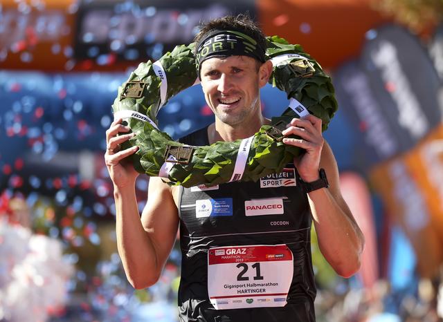 Großer Sieger in Graz: Markus Hartinger triumphierte im Halbmarathon.