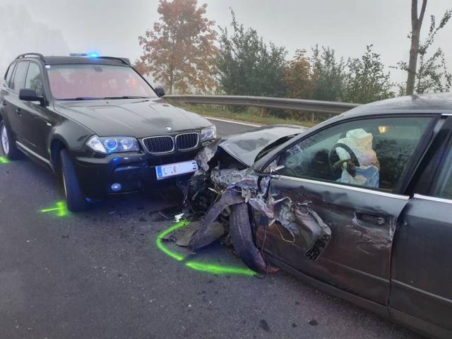 Am 15. Oktober krachte es auf der B141.