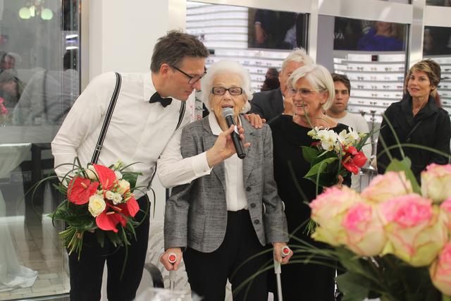 Drei Generationen vereint: Daniel, Oma Margarete und Mutter Brigitte Kuschinsky.