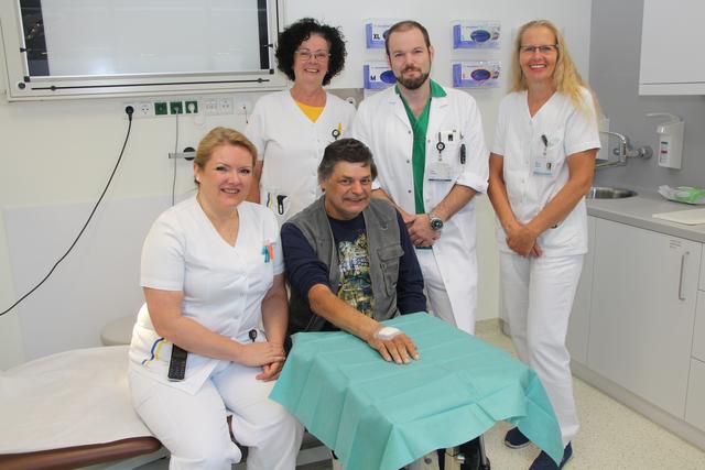 Krankenhaus Patient 1.111 im Mistelbacher Wundmanagement Mistelbach