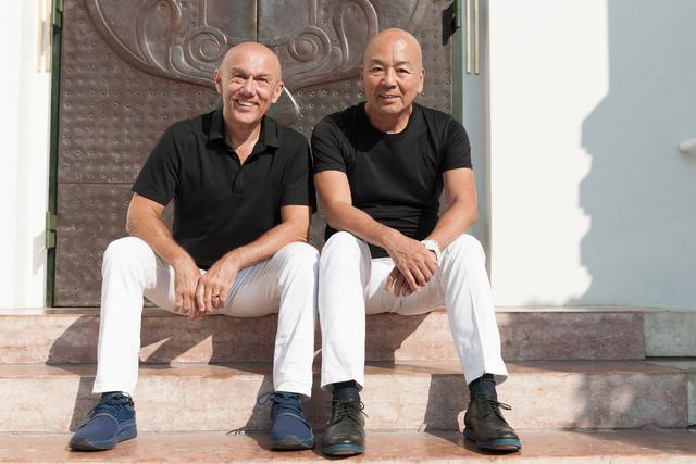 Wolfgang Dosch und Haramich Fujiwara.