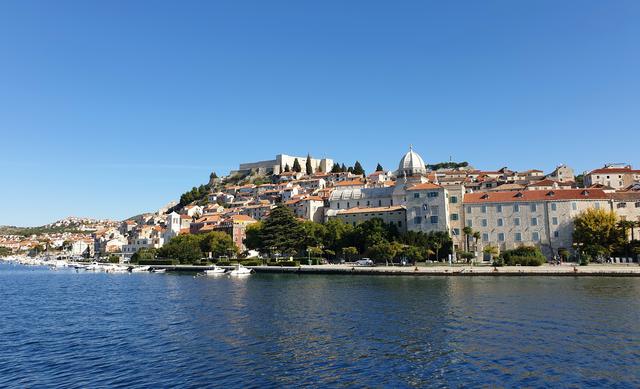 in der Bucht vor Sibenik