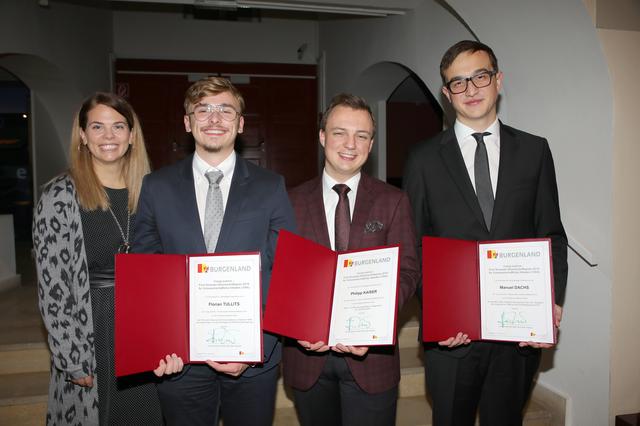 „Young science“-Gewinner: Florian Tullits (l.) aus Antau