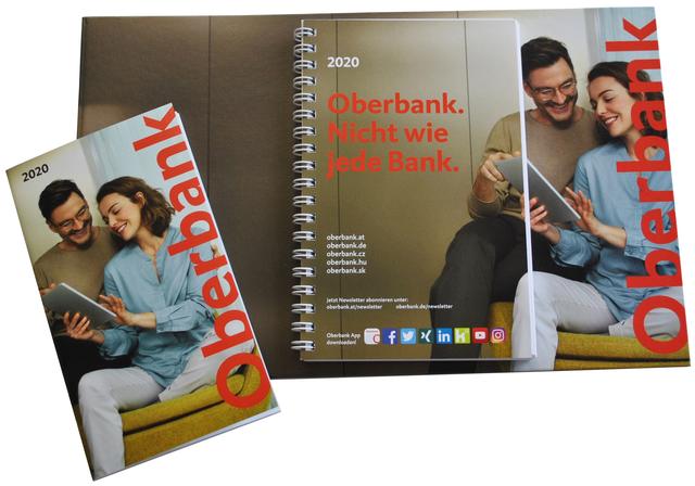 Für Oberbank-Kunden gibt es heuer einen Oberbank Kalender für das Jahr 2020, zudem werden drei mal zehn Gramm Gold im Wert von 400 Euro verlost.