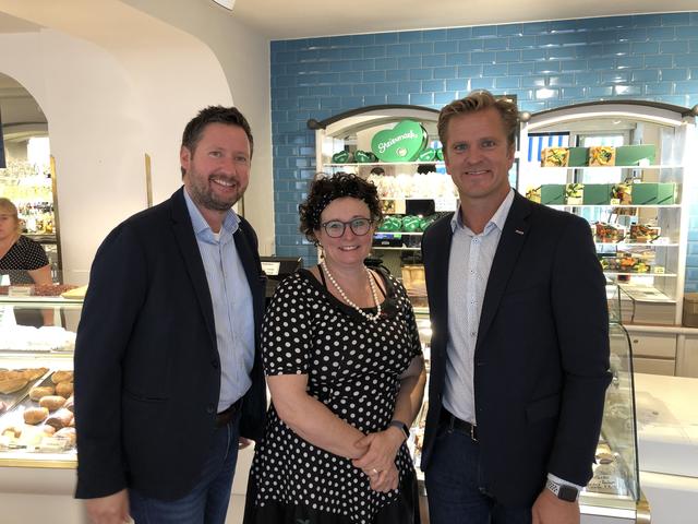 Feinschmecker: Stefan Tosoni, Katja Oppenrieder und Viktor Larissegger (v.l.)