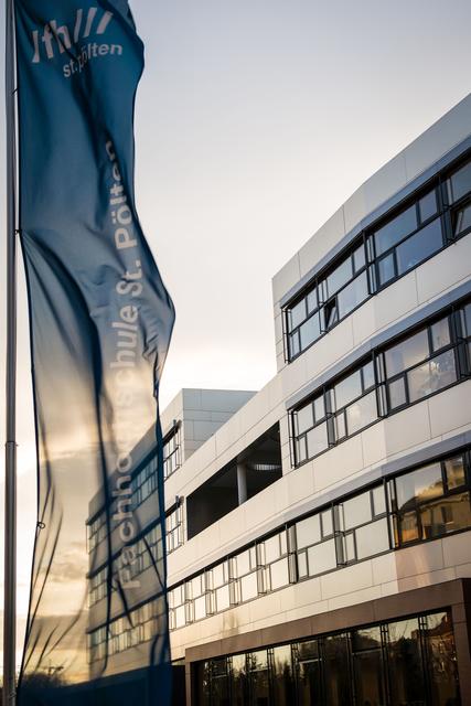 Die Fachhochschule St. Pölten.