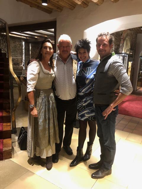 v.l. Klosterbräu Chefin Christina Seyrling, Rene Gabriel, Karin Gabriel und Alois Seyrling.