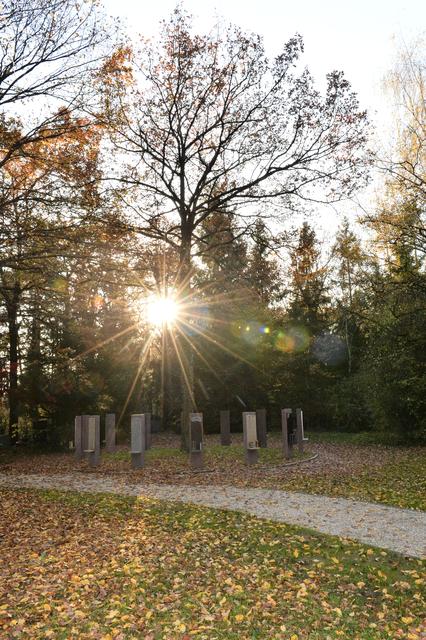 Am Stadtfriedhof in St. Martin.