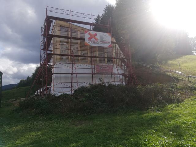 Die neue Kapelle in Straß wird von einem eigens gegründeten Verein errichtet und nimmt bereits Form an.