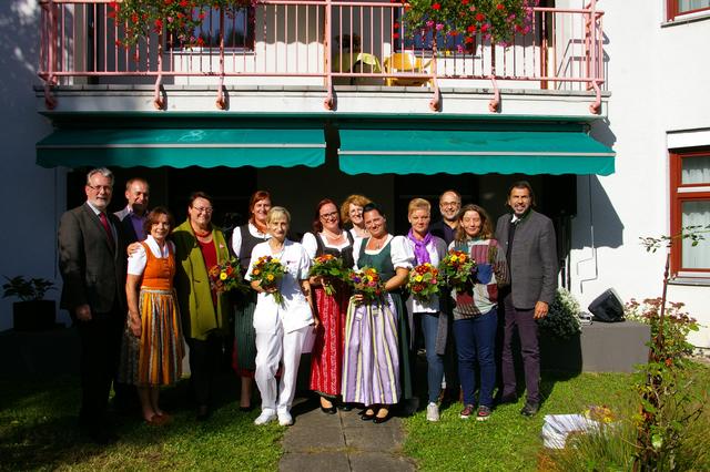 Auch langjährige Mitarbeiterinnen des Seniorenzentrums wurden geehrt.