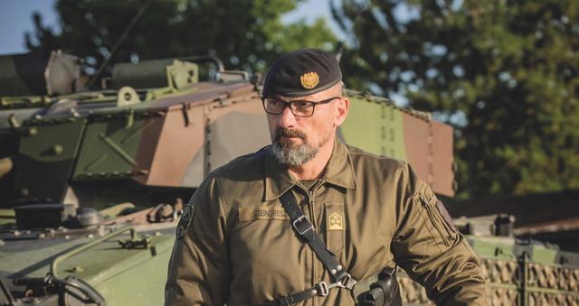 Der Bataillonskommandant des Panzergrenadierbataillons 13, Oberst Alfred Steingreß.