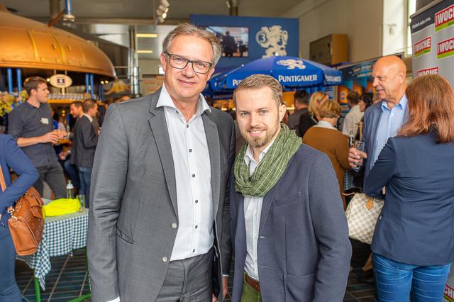 Gastgeber Christoph Hausegger mit Spar-Steiermark-Geschäftsführer Christoph Holzer (l.) | Foto: Foto Jörgler