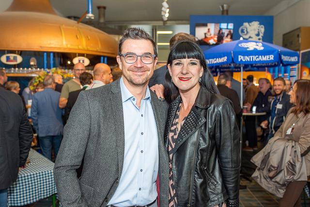 Beim Netzwerken: Reinhard Hochegger und Romana Möstl | Foto: Foto Jörgler