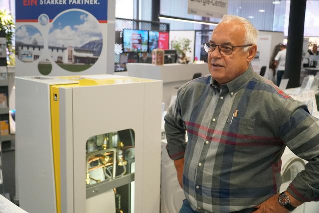 Wärmepumpen sind eine gute Möglichkeit zur Energieversorgung, wie Richard Feuerstein zu berichten wusste.