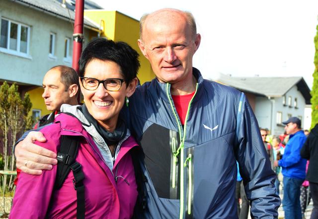 Bürgermeisterin Monika Pachinger und Dr. Franz Gasselsberger
