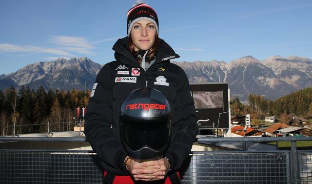 Janine Flock trainiert momentan im lettischen Sigulda
