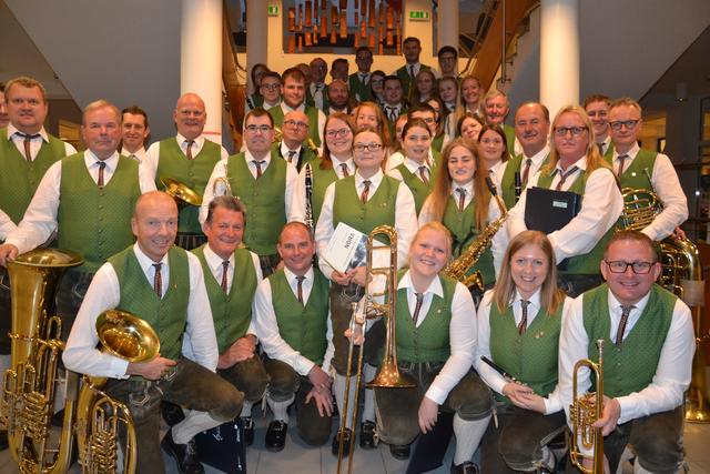 Die Gastgeber beim Bläsertag waren der Musikverein Saxen.