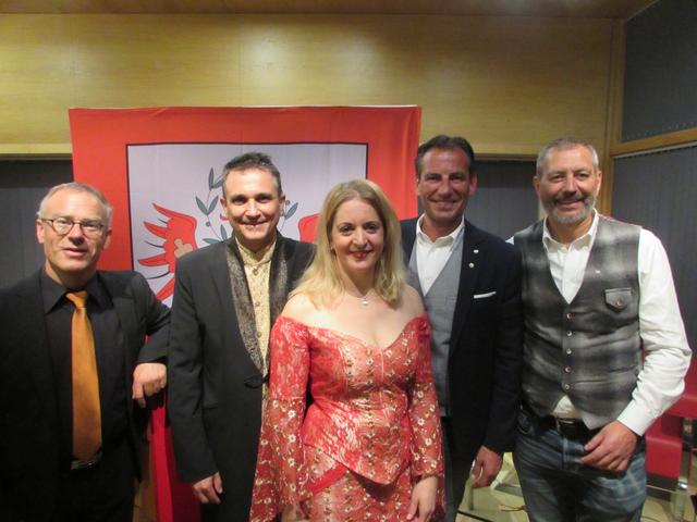 Alexander Ringler, Markus Forster, Maria Erlacher, Gerhard Eichhorn und Peter Mall konnten sich über einen mehr als gelungenen Abend freuen.