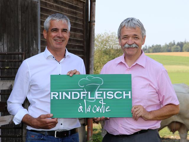 Zusammenarbeit von TANN und Gut Streitdorf: Gemeinsam mit der „Erzeugergemeinschaft Gut Streitdorf“ wurde die Marke „Rindfleisch à la carte“ vor sechzehn Jahren entwickelt.