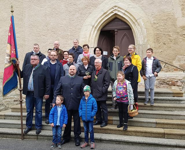 Ein Teil der Wirtschaftstreibenden der Gemeinde Pulkau.
