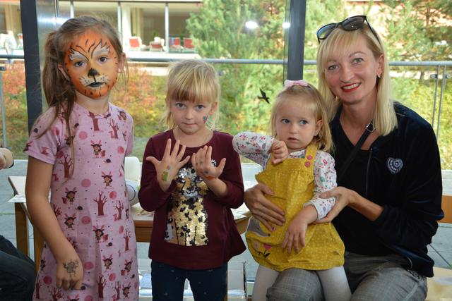 In der Kreativecke mit Kinderschminken, Tatoos und Co. hatten die Kids viel Spaß.