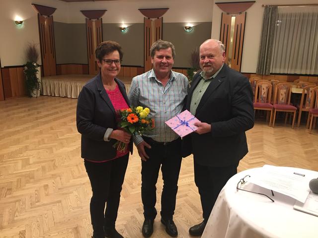 Von links: Veronika Affenzeller, Alois Affenzeller und Johann Rudlstorfer.