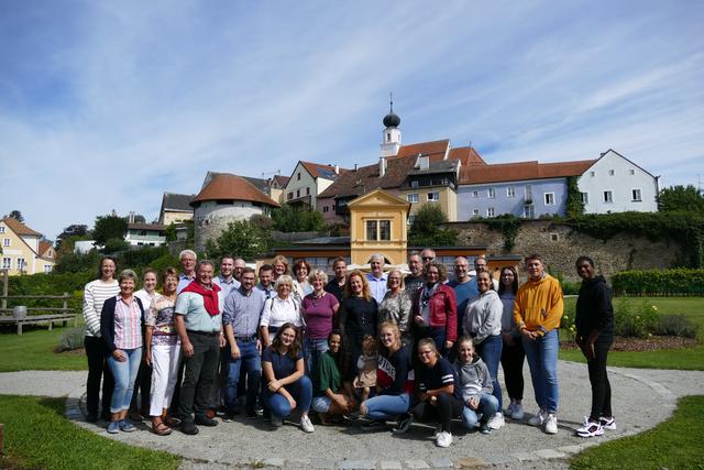 Die lokale Aktionsgruppe Zülpicher Börde bei der Exkursion in Schärding.