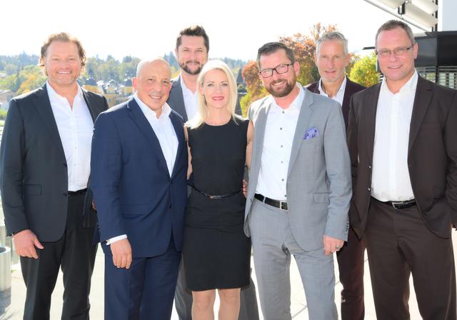 Die Vortragenden mit den Veranstaltern: Dirk Zupancic, Veit Etzold, Damian Izdebski, Simone Stenitzer, Tobias Ain, Markus Stenitzer und Ingo Vogel