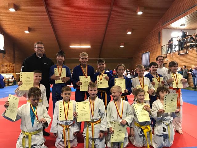 Der Judo-Nachwuchs des Judoklub Matterburg
