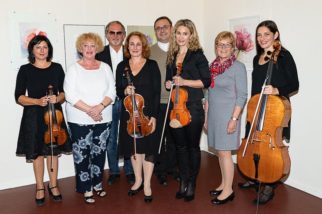 Das Team von "Kultur Pfarre Leibnitz" freut sich über den Erfolg der Vernissage.