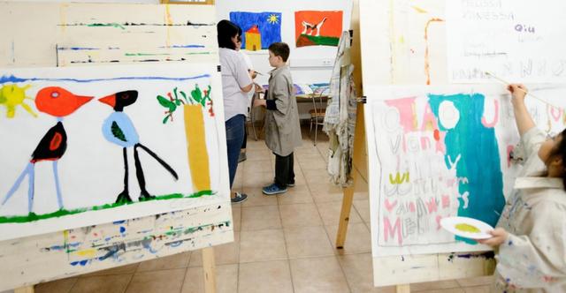 Malwerkstatt der Kärntner Kindermalschule
